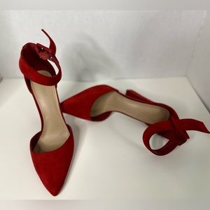 Women's Stiletto Heel Pumps with High Heels size 8 red color forever 21